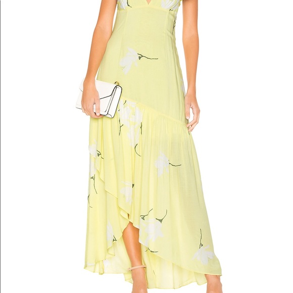 Free People - yellow floral dress - Picture 2 of 5